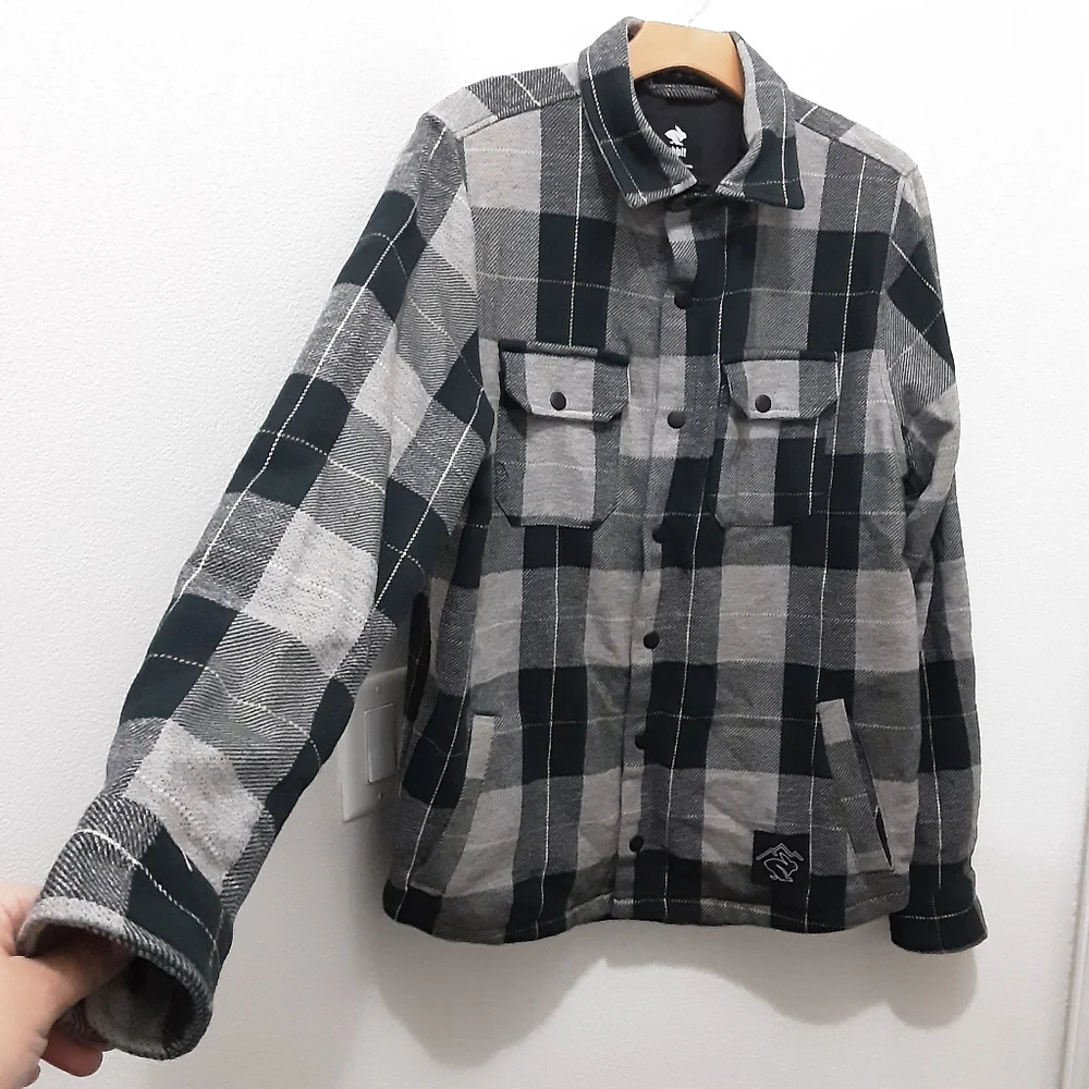 Rabbit High Country Jacket Rm266 Plaid Snap-button - Picture 4 of 6